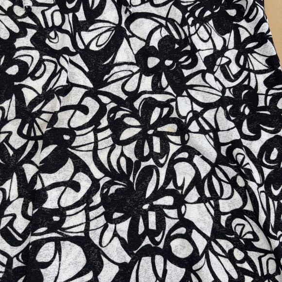 INC International Concepts Black And White Tunic Top Size XL - Picture 5 of 8